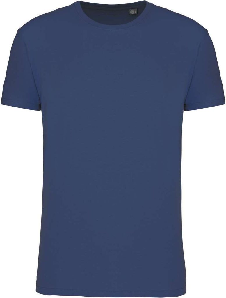 Kariban Herren T-Shirt Round Neck Oberteil Shirt Basic Rundhals, Größe:S, Farbe:Navy Blau