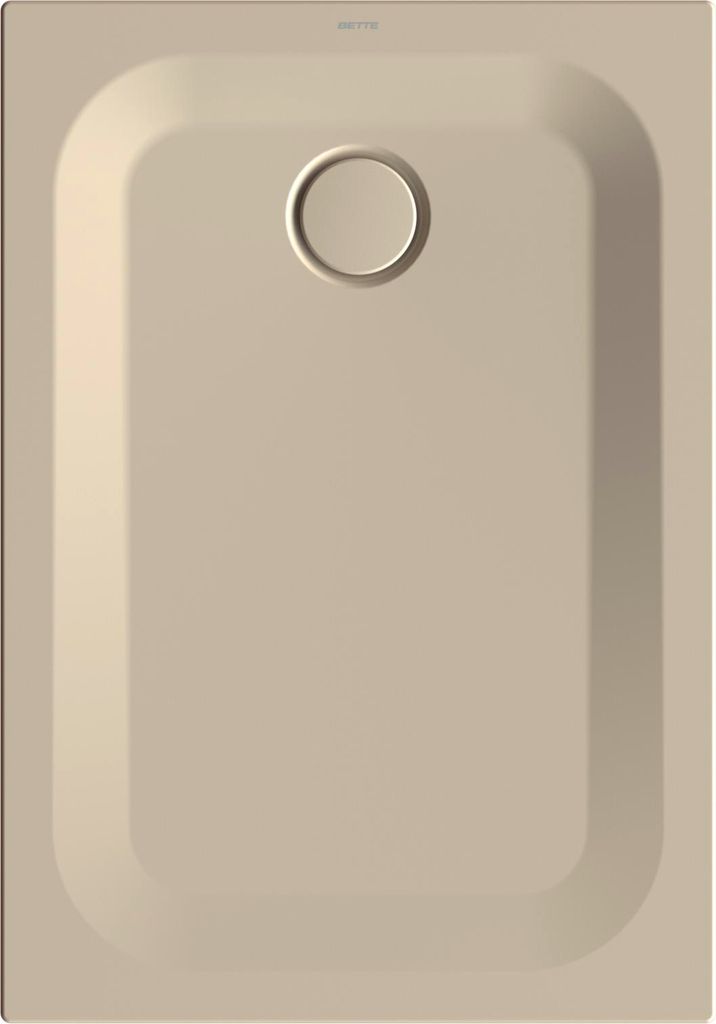 BetteUltra Rechteck-Duschwanne mit Minimum-Wannenträger, 1000x700x25mm, 5879-422T1