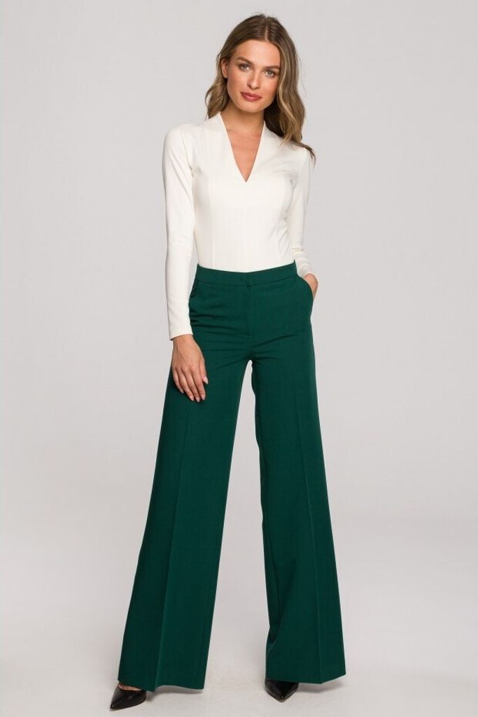 Stylove Damen-Culottes Elizagyr S311 grün L