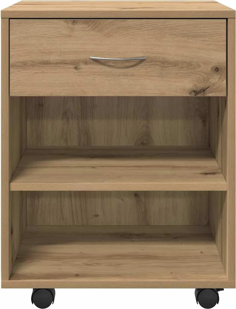 Mobiletto Contenitore Artisan Oak vidaXL | Ideale Home Office - 5