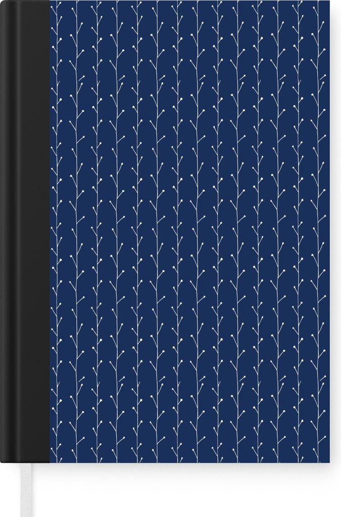 MuchoWow Notizbuch Tagebuch Haushaltsbuch Notebook A5 Pflanzen - Muster - Japan - Notizblock - Notizheft - Notebook - Schreibblock - Papier