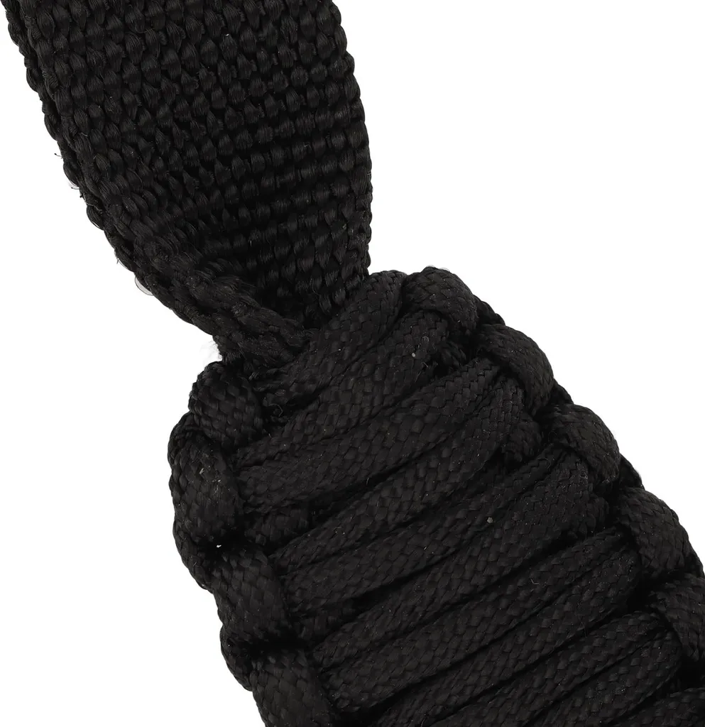 Maniglia Poggiatesta In Paracord Per Auto SUV, ATV, UTV | Impugnatura Antiscivolo 29,6 Cm | Resistente Ai Graffi, Forte Capacità Di Carico | 2 Pezzi (Nero E Rosso)