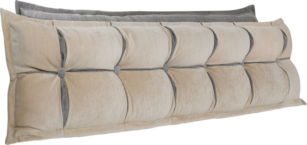 Rückenkissen Doppelschicht, Rückenstütze für Bett, Lückenfüller mit Stauraum