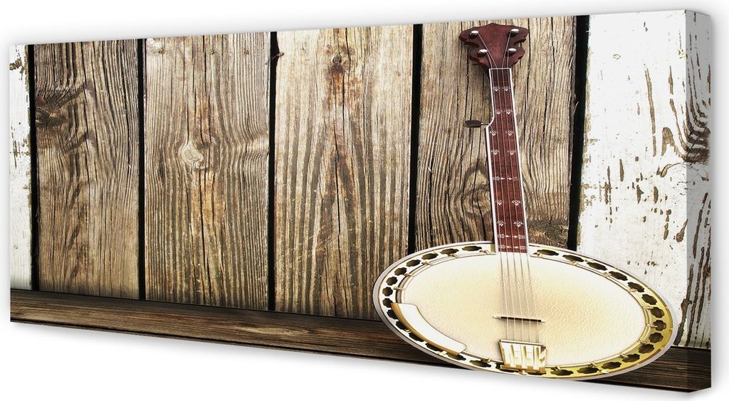 Leinwandbild 125x50 Wandkunst Ukulele