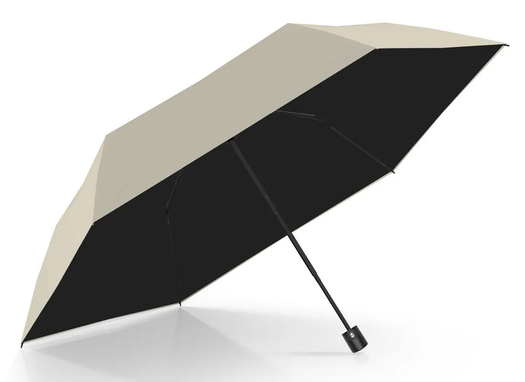 Petit Parapluie de Voyage Doppler Zero Magic Sun Beige pour le Sac