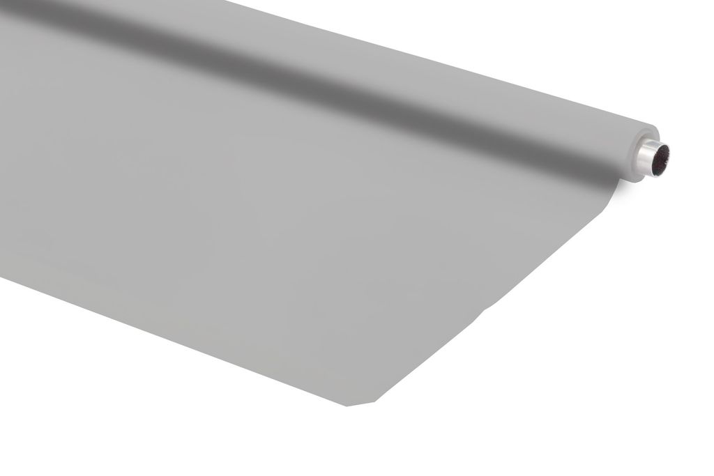 Ersatzrollo Halb-Kassetten Duschrollo Modell Hellgrau (80x240 cm) - 7 Breiten zur Auswahl