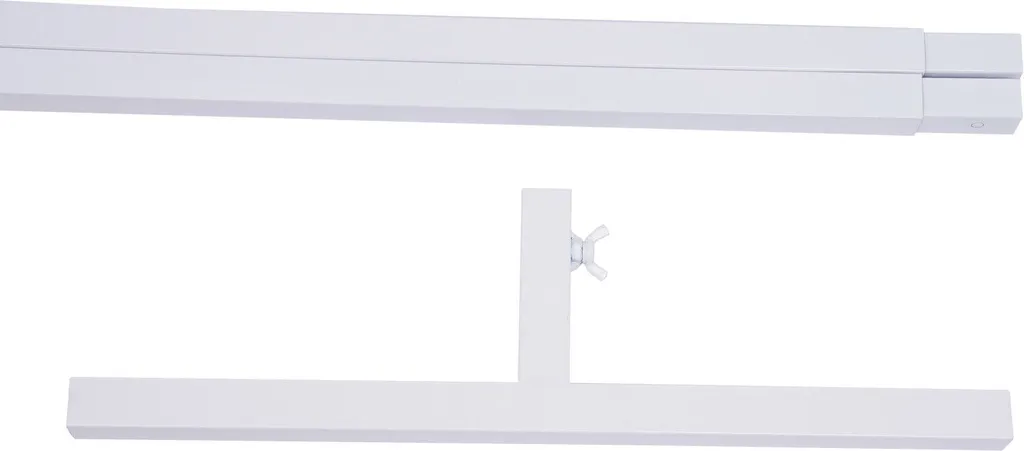 Cadre de mariage blanc robuste en fer forgé structure carrée modulable - 12