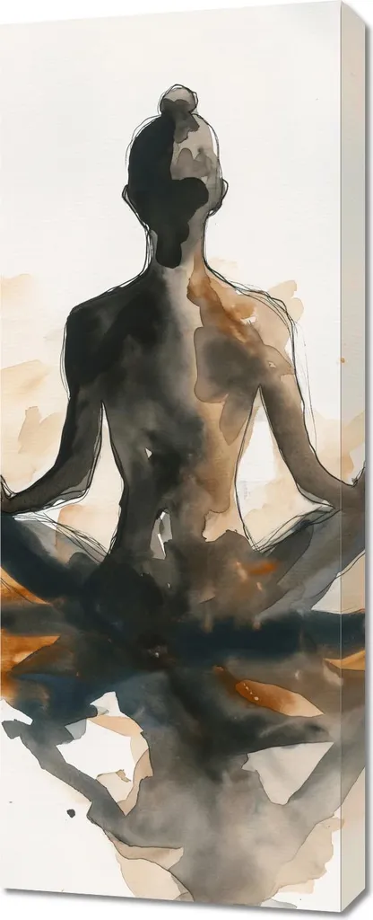 Image Paix intérieure Ta paix 40 x 100 cm - Tableau zen panoramique