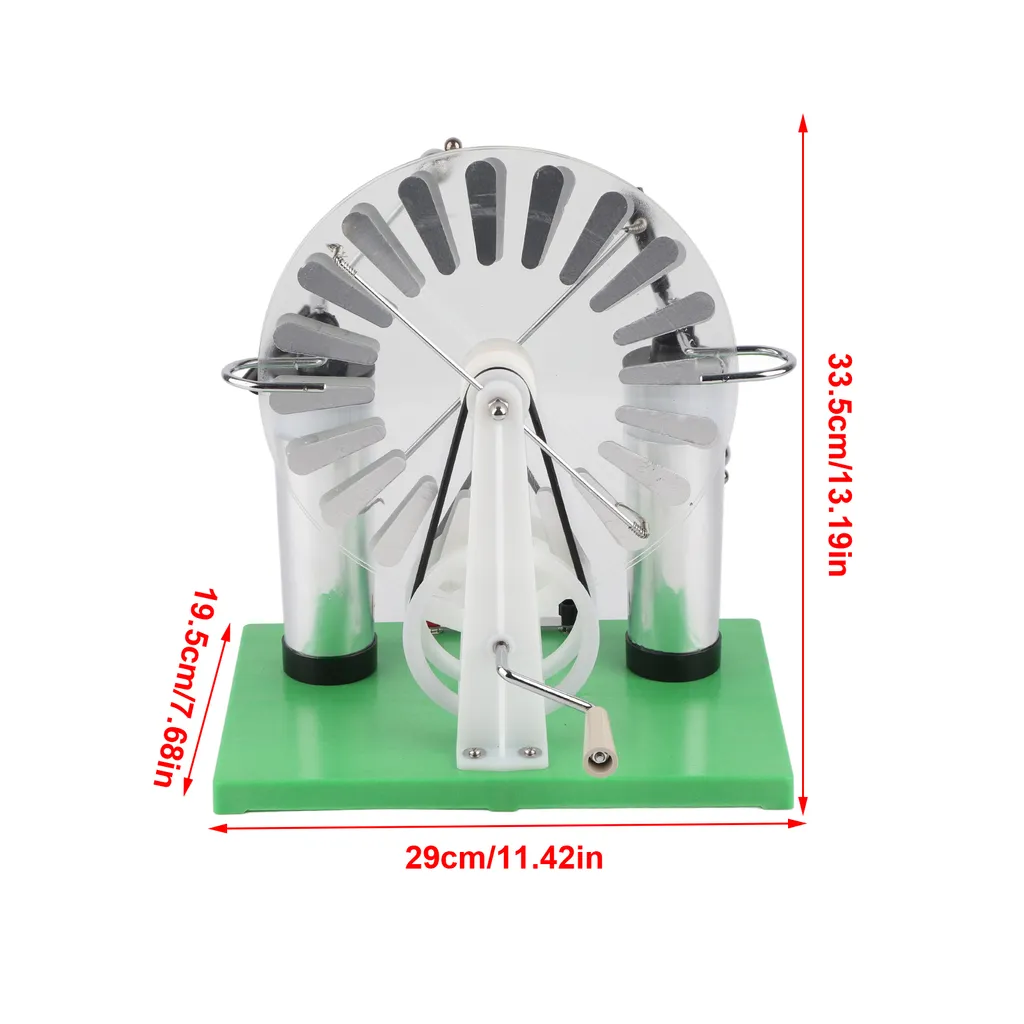 Générateur d'induction électrostatique Wimshurst pour labo physique