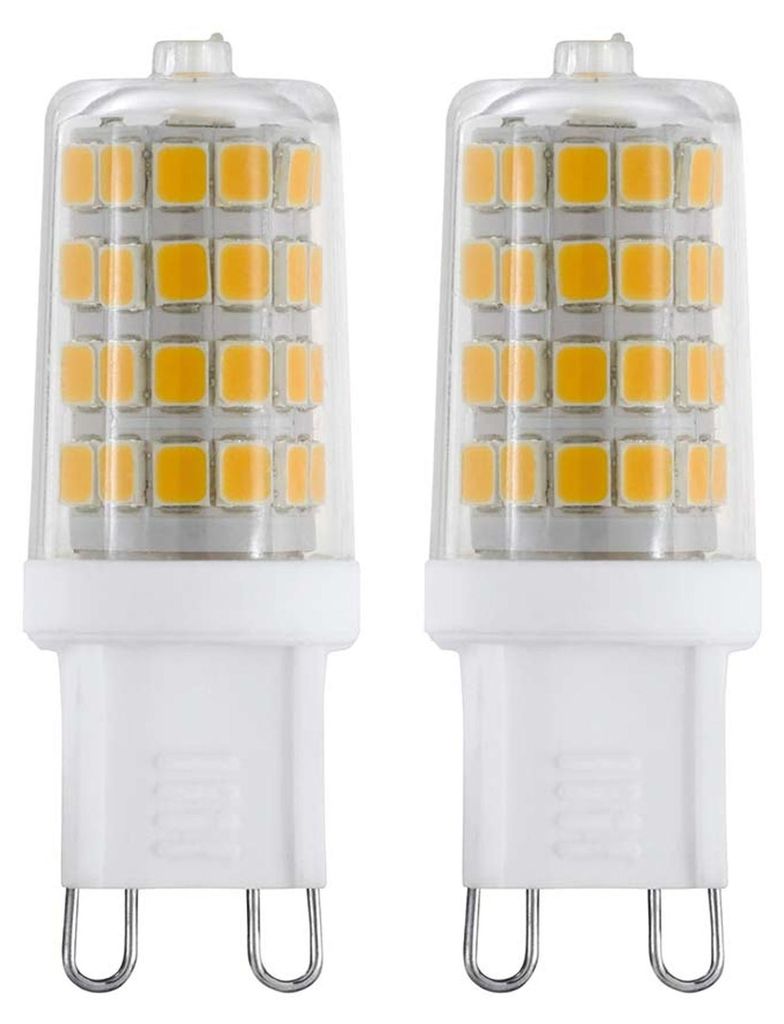 Set di 2 LED G9 bianco caldo 3000K 360lm 3W Immagine del prodotto 