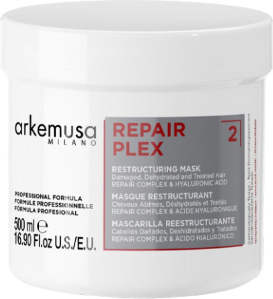 Arkemusa | Haarmaske Reparatur Plex - 500 ml - Intensiv regenerierend - Tiefenpflege für geschädigtes Haar