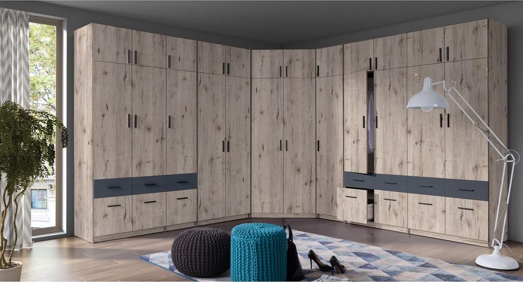 Erweiterung für schmalen Kleiderschrank 45 cm FUNZA 1 - Produktbild 