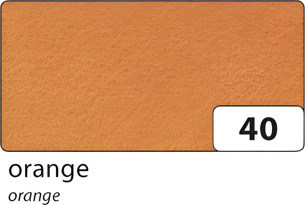 folia Bastelfilz 150g/m² orange 45cmx5m Produktbild 
