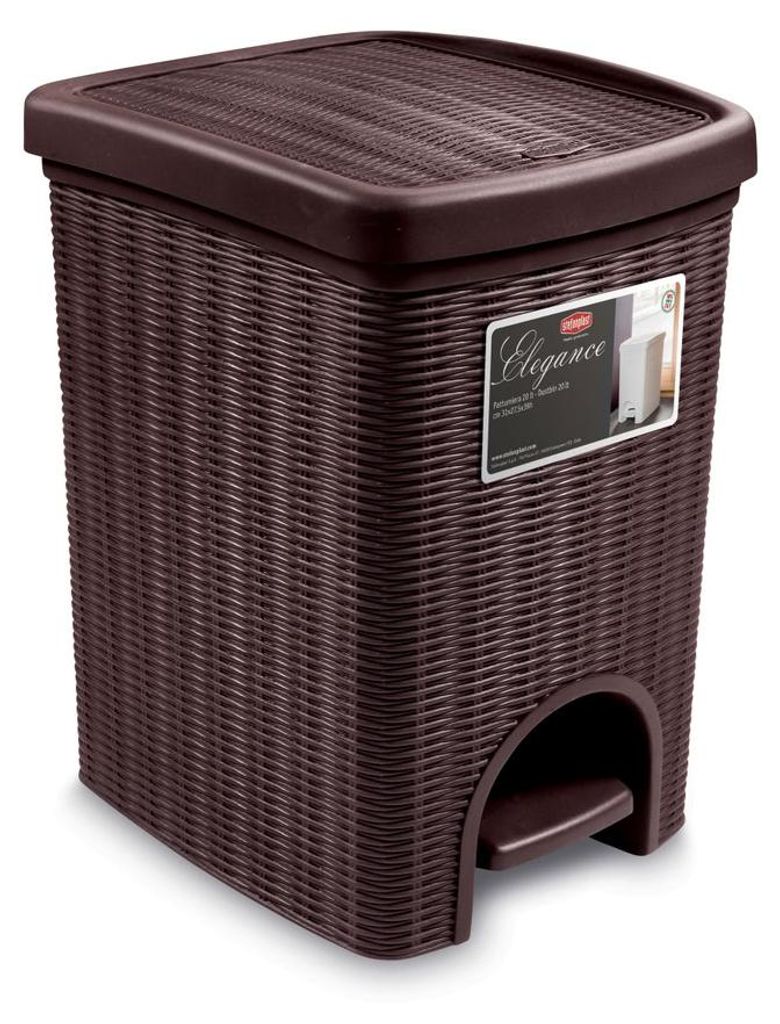 Odpadkový koš 20 l, 31x27,5x39cm, hnedý Obrázok produktu 