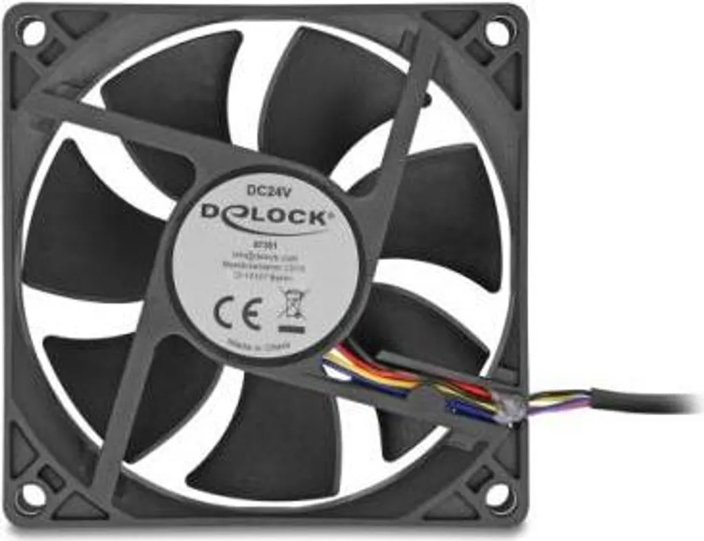 Delock 67301 Ventola 24V 80mm | Ricambio Industriale Qualità Superiore