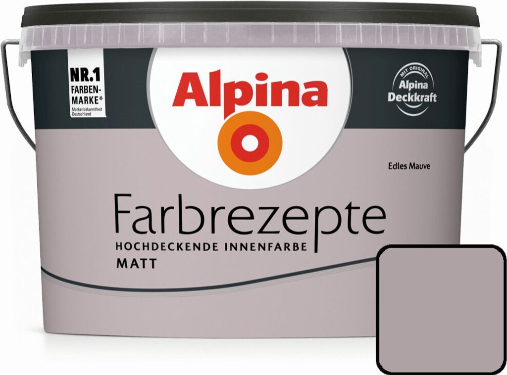 Alpina Farbrezepte Edles Mauve matt 2,5 L Produktbild 