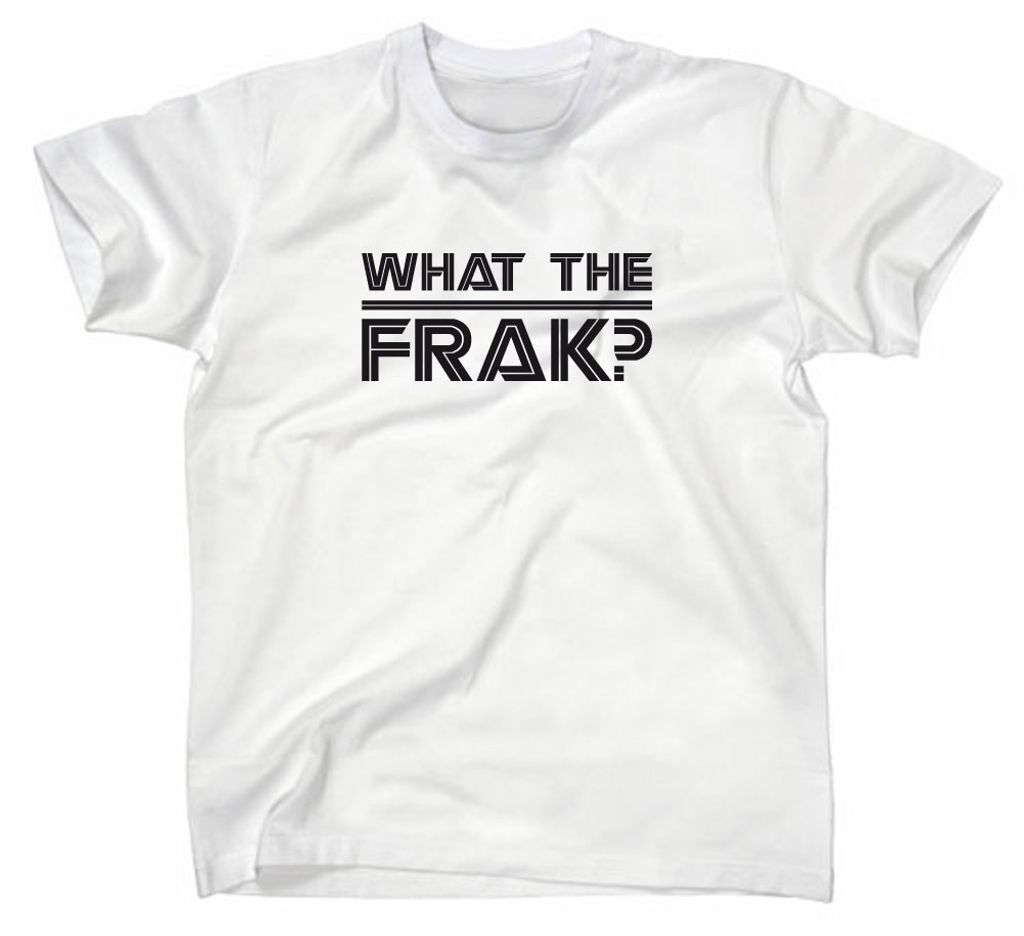 Styletex23 T-Shirt What The Frak Starbuck, weiss, L