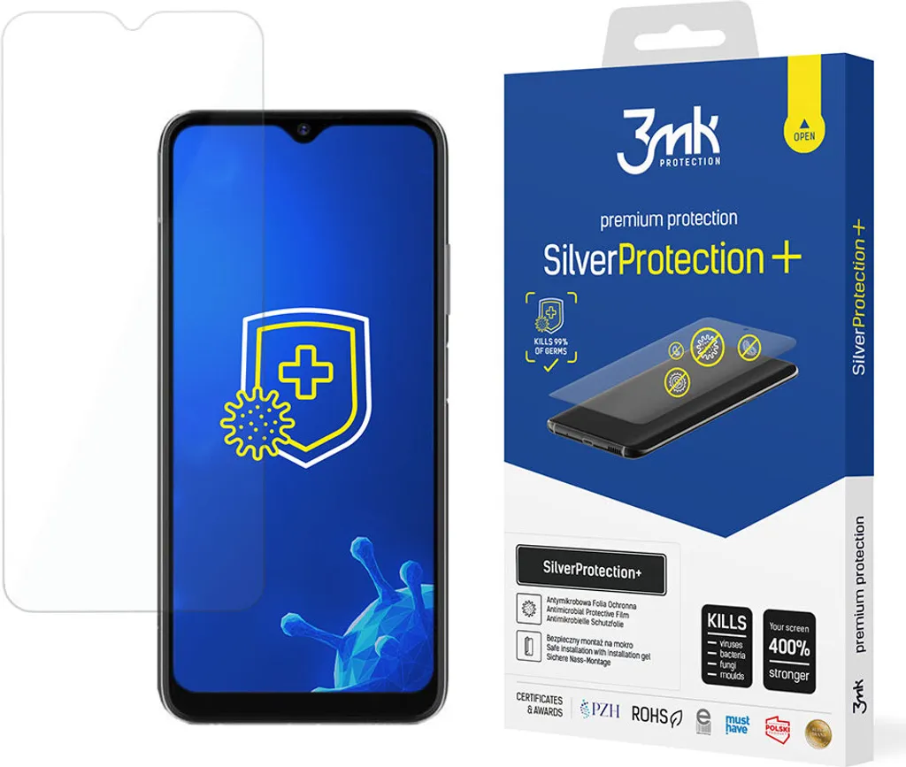 ZTE Blade V30 Vita: Addio Schermi Rotti con 3mk SilverProtection+ Argento - 1