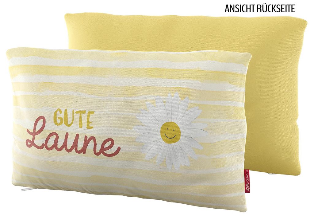 Kissen 25x40cm Gute Laune