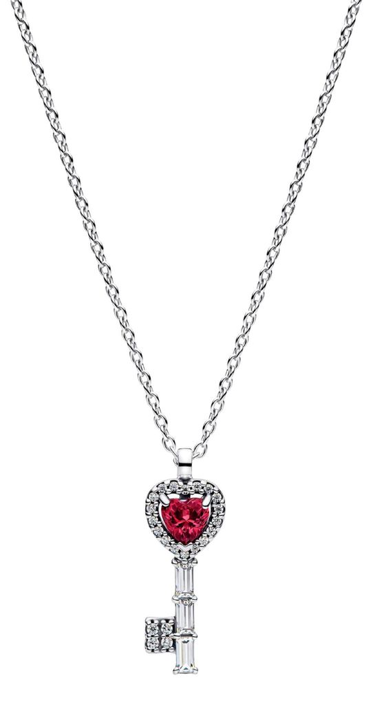 PANDORA Damenkette Herzschlüssel, Timeless, Sterlingsilber Produktbild 