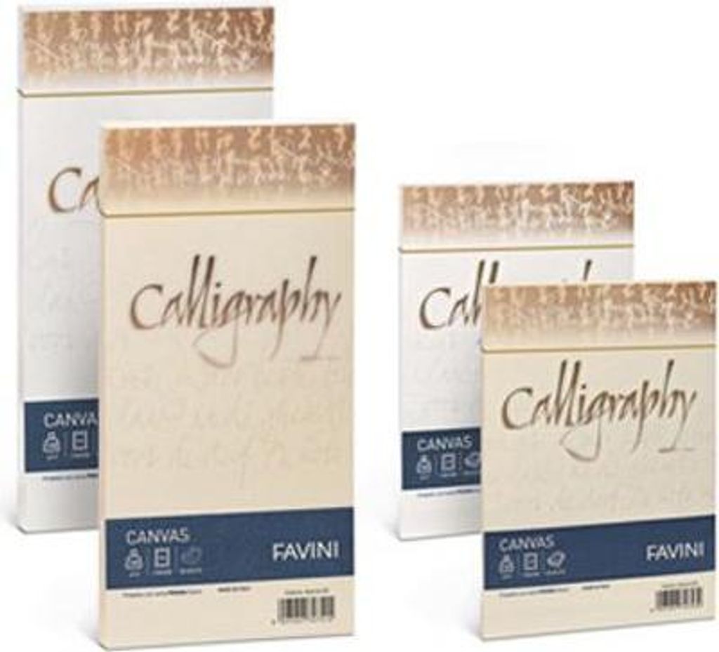 Favini Canvas Calligraphy Druckerpapier A4 (210x297 mm) 50 Blätter Weiß