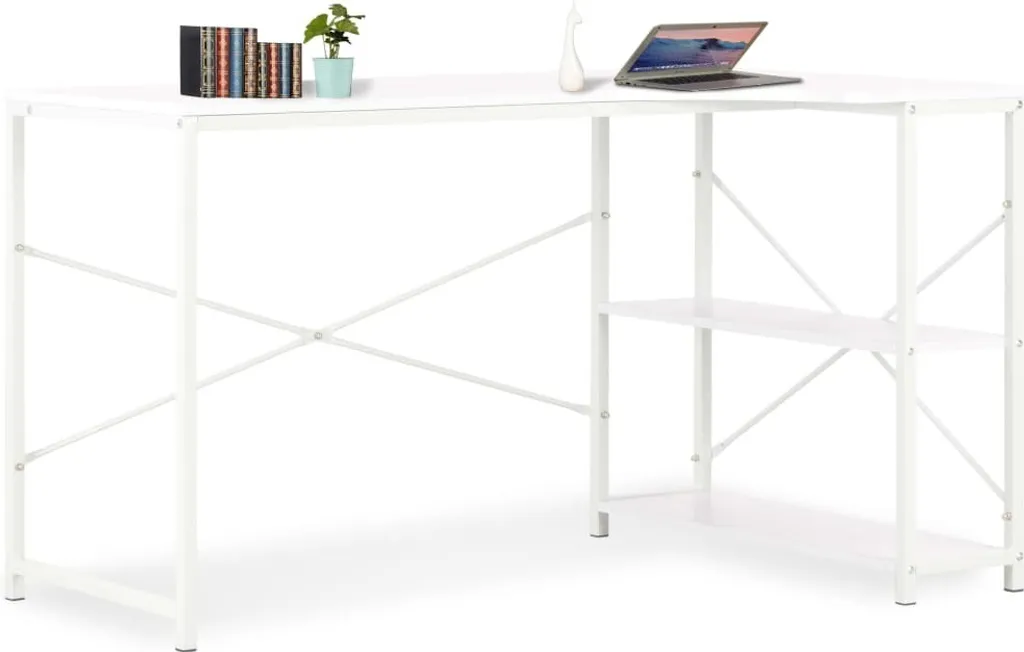 Vetrina Computer Bianca 120x72x70 cm | Scrivania Cassettiera 2025 Nuovo