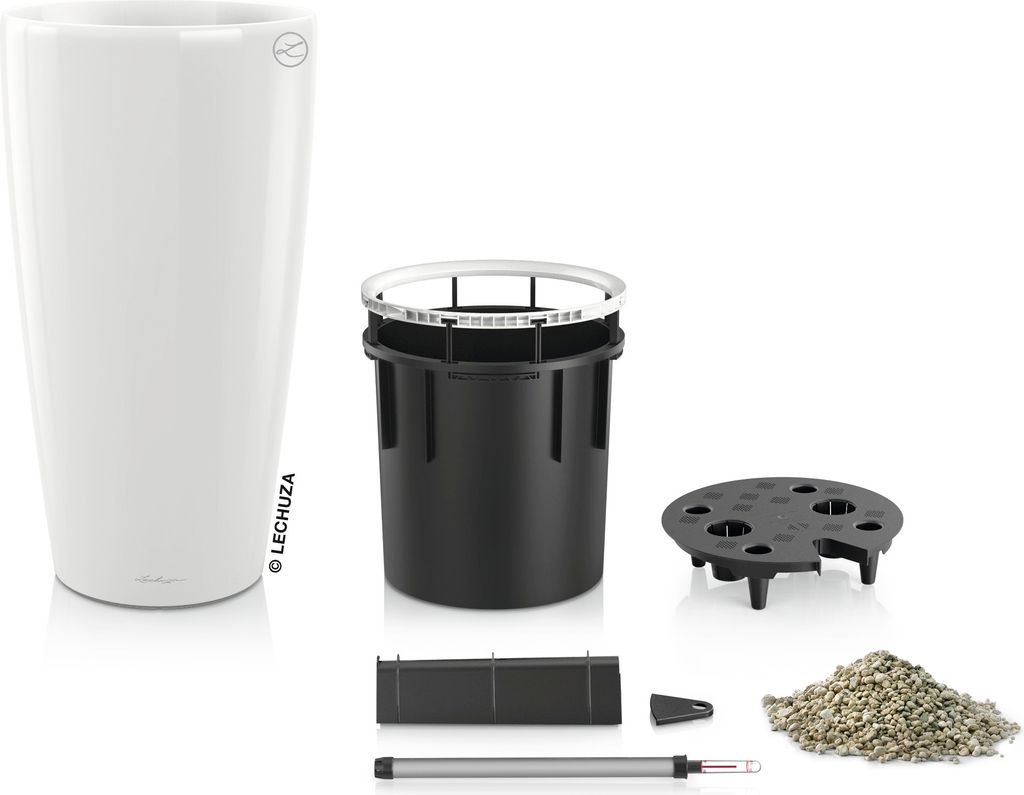 LECHUZA RONDO Premium 40, Květináč, Volně stojící, Plast, Obrázek produktu 