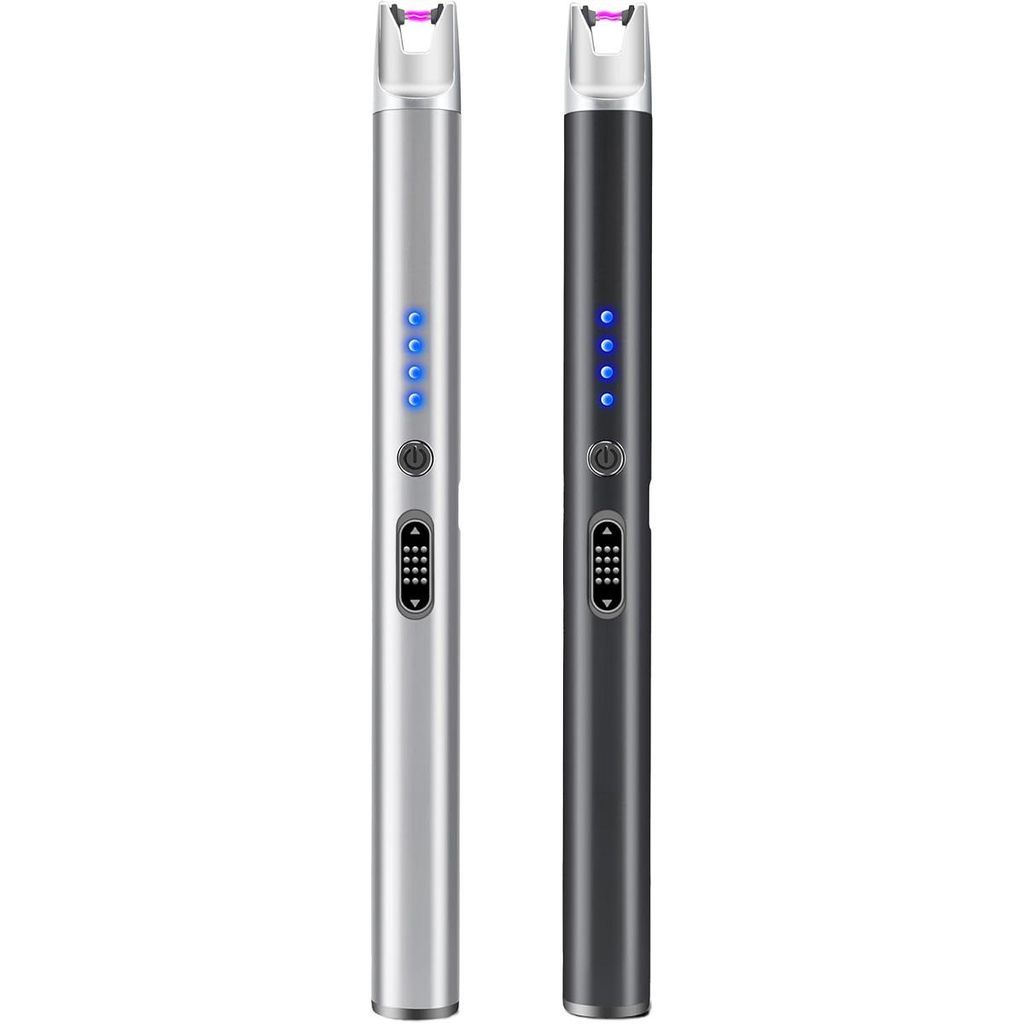 2er Set elektrisches Lichtbogen Feuerzeug, USB aufladbar, Produktbild 