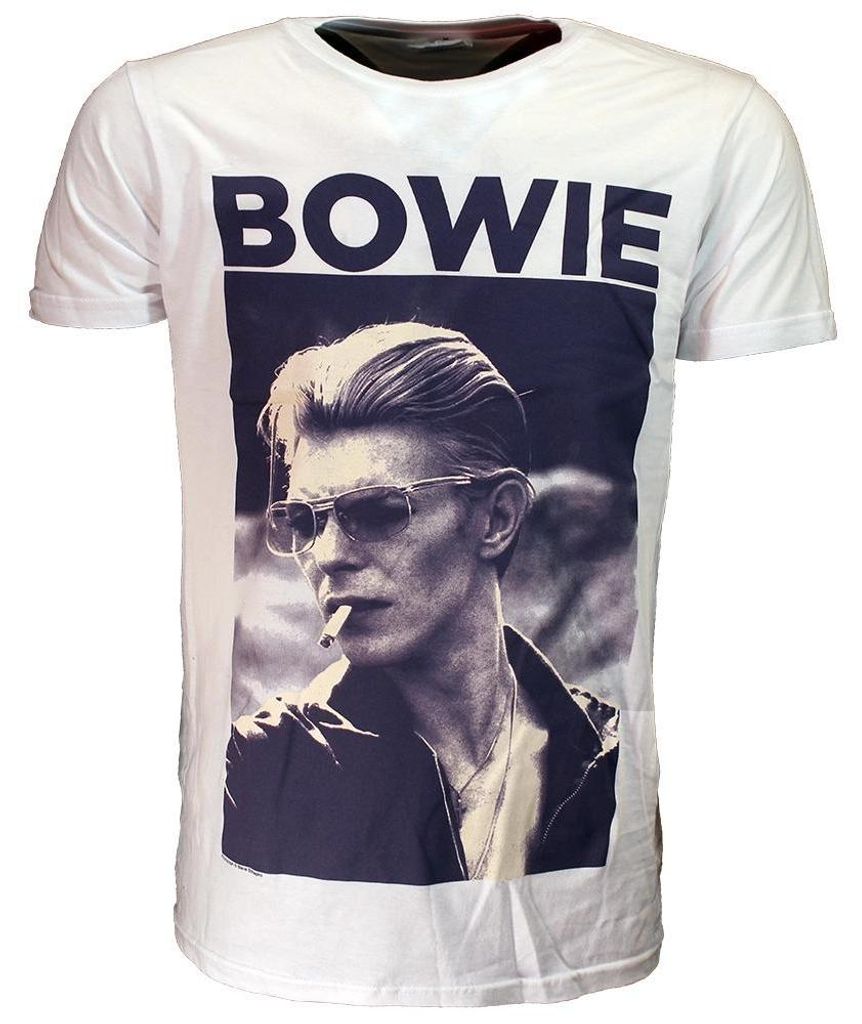 David Bowie raucht eine Zigarette T-Shirt - XXL