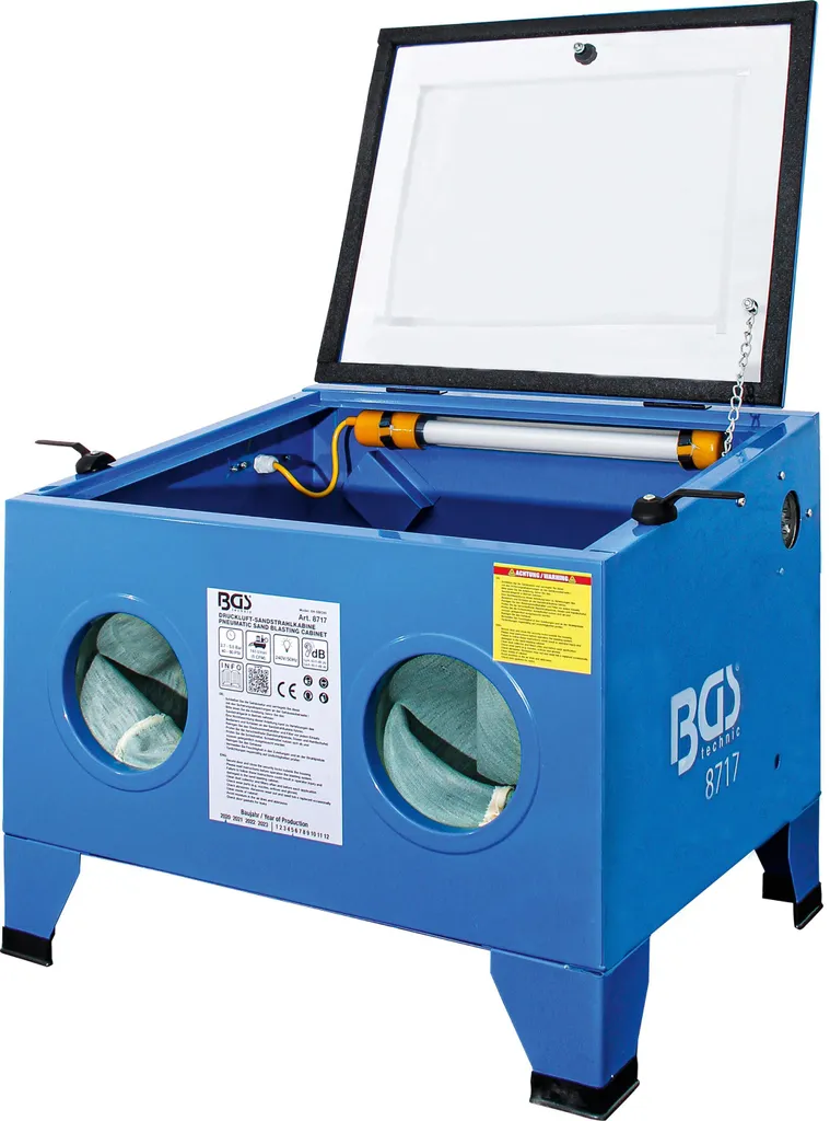 Sableuse cabine d'atelier BGS 8717 pour décapage et nettoyage de pièces