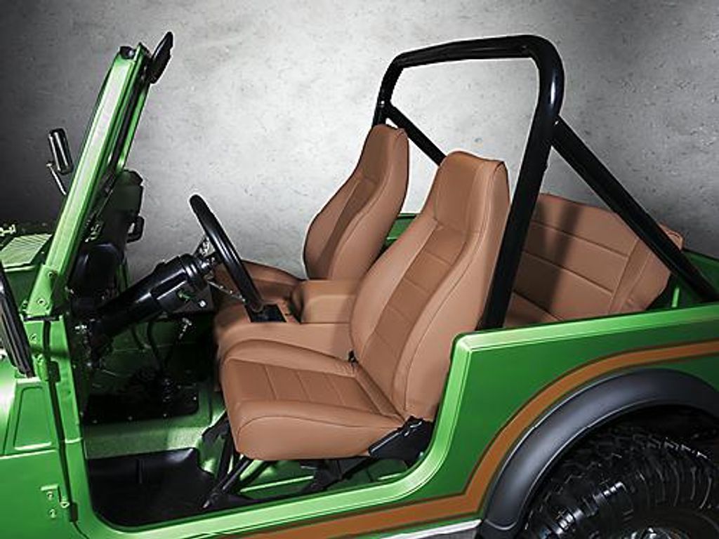 Komfortsitz vorne Braun links und rechts Sitz Seat spice Jeep CJ 76-86