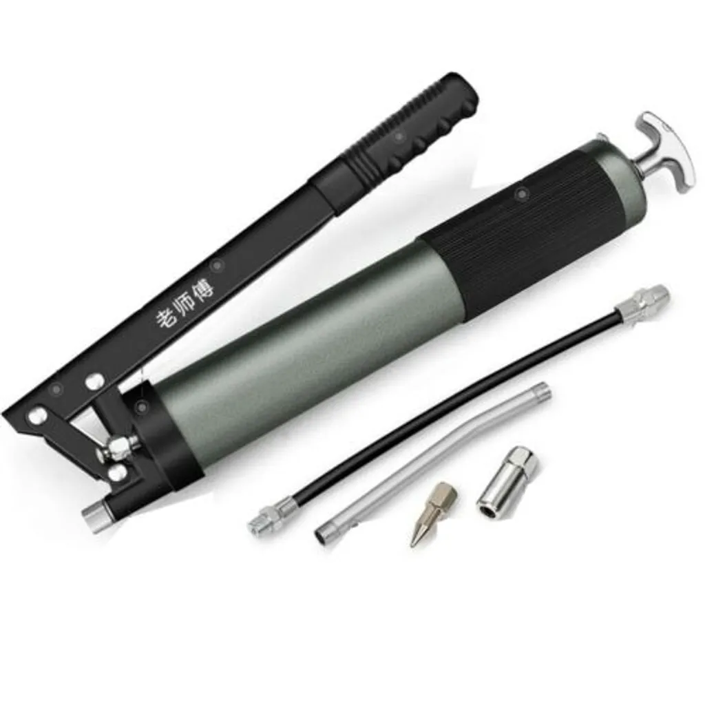 Kit pistolet à graisse manuel avec tuyau flexible 10000 PSI d'atelier