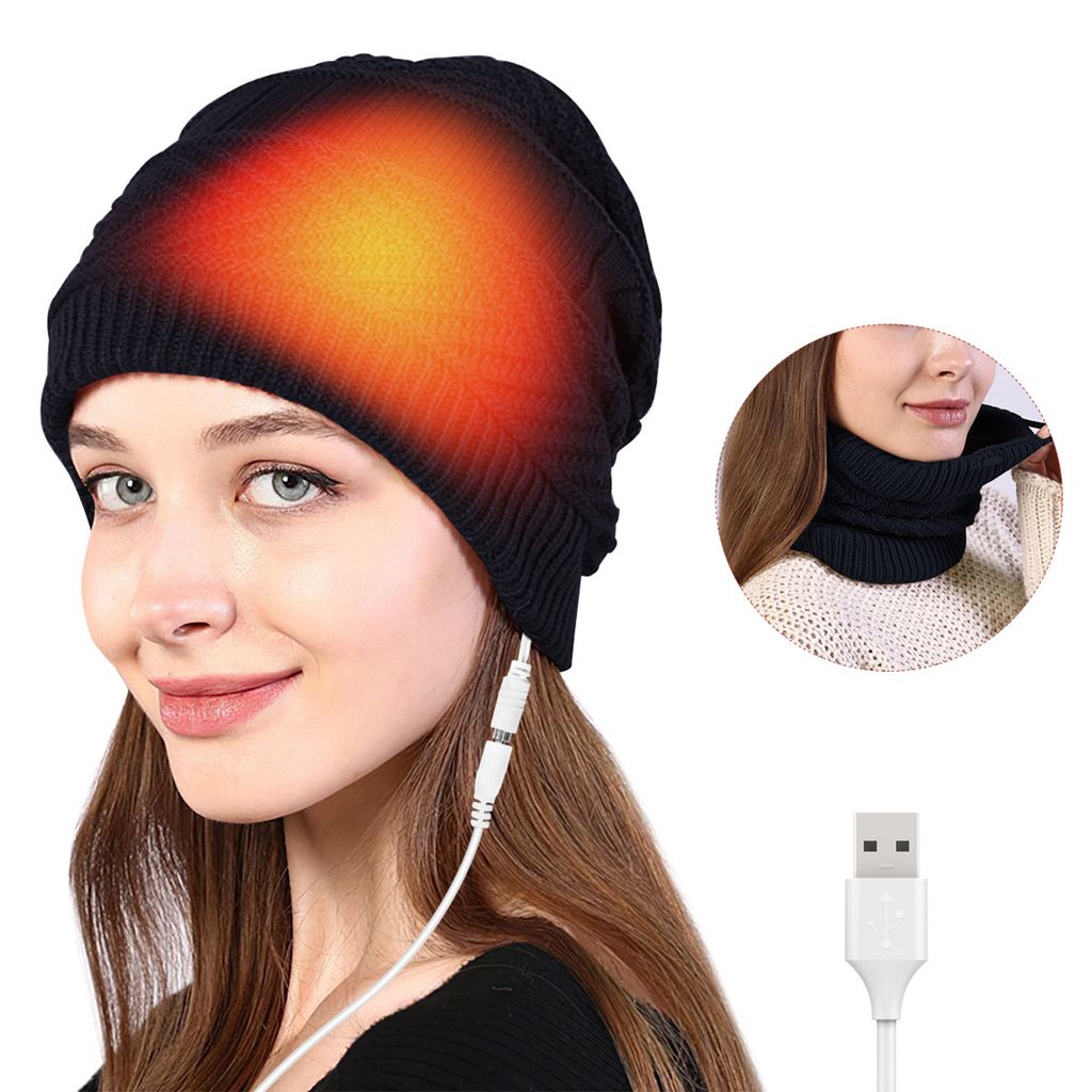 Elektrický teplý vyhrievaný klobúk, elektrický vykurovací Obrázok produktu 