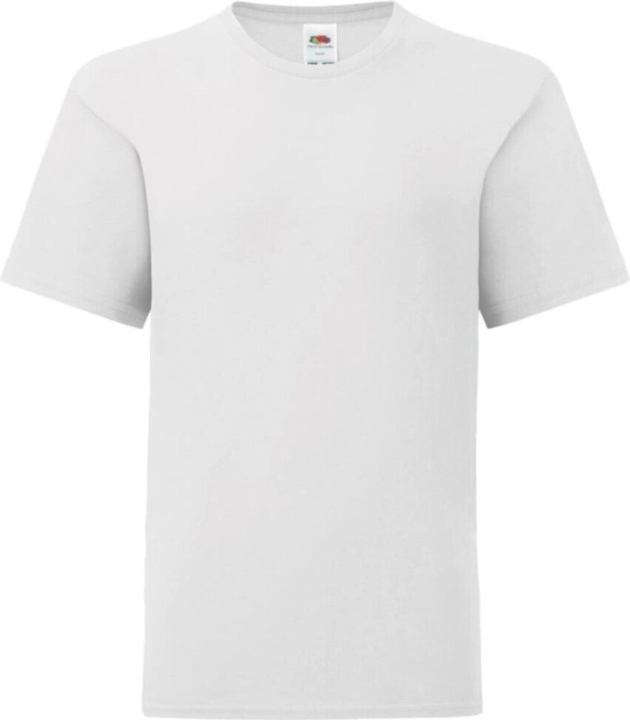 Fruit Of The Loom Jungen Iconic T-Shirt PC3388 (104) (Weiß)