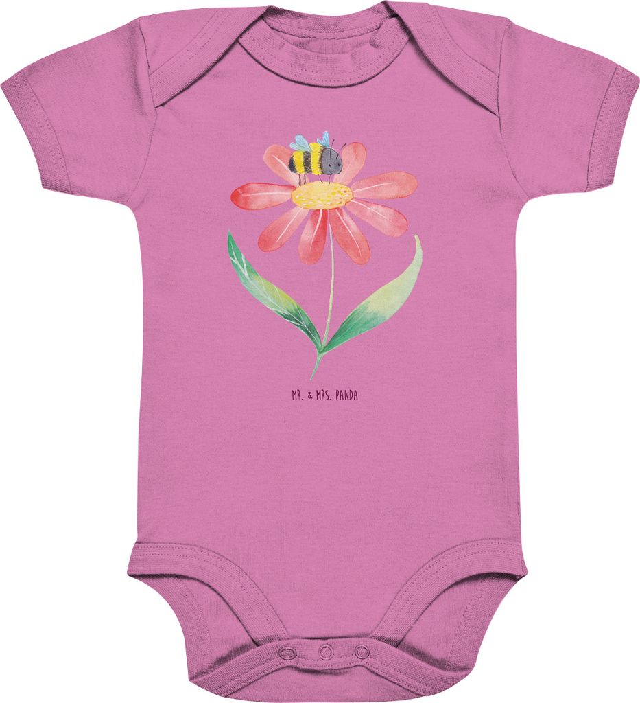 Mr. & Mrs. Panda babykleidung body Hummel Blume 12. - 18. Monat - Bubble Gum Pink - Geschenk, Lustige Sprüche, Strampler Baby, Natur, Biene, overa...