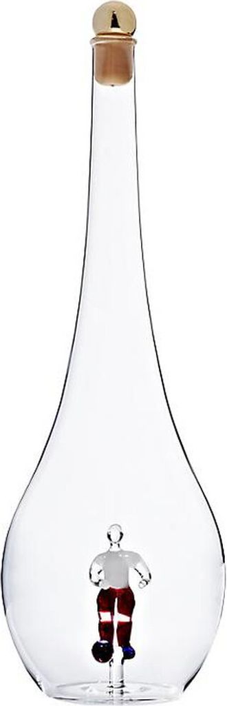 Geschenkflasche Fußballspieler Präsent 500ml leer