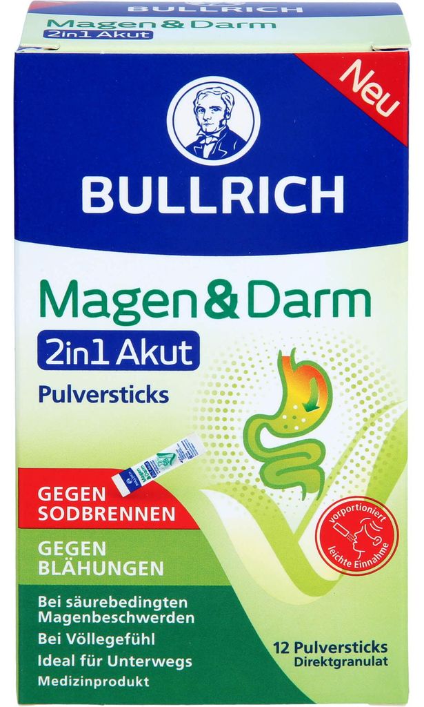 BULLRICH Estomac et intestins 2 en 1 Sticks de poudre Image du produit 