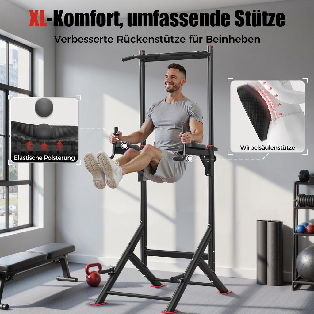Sportsroyals Power Tower Klimmzug-Dip-Station, Produktbild 