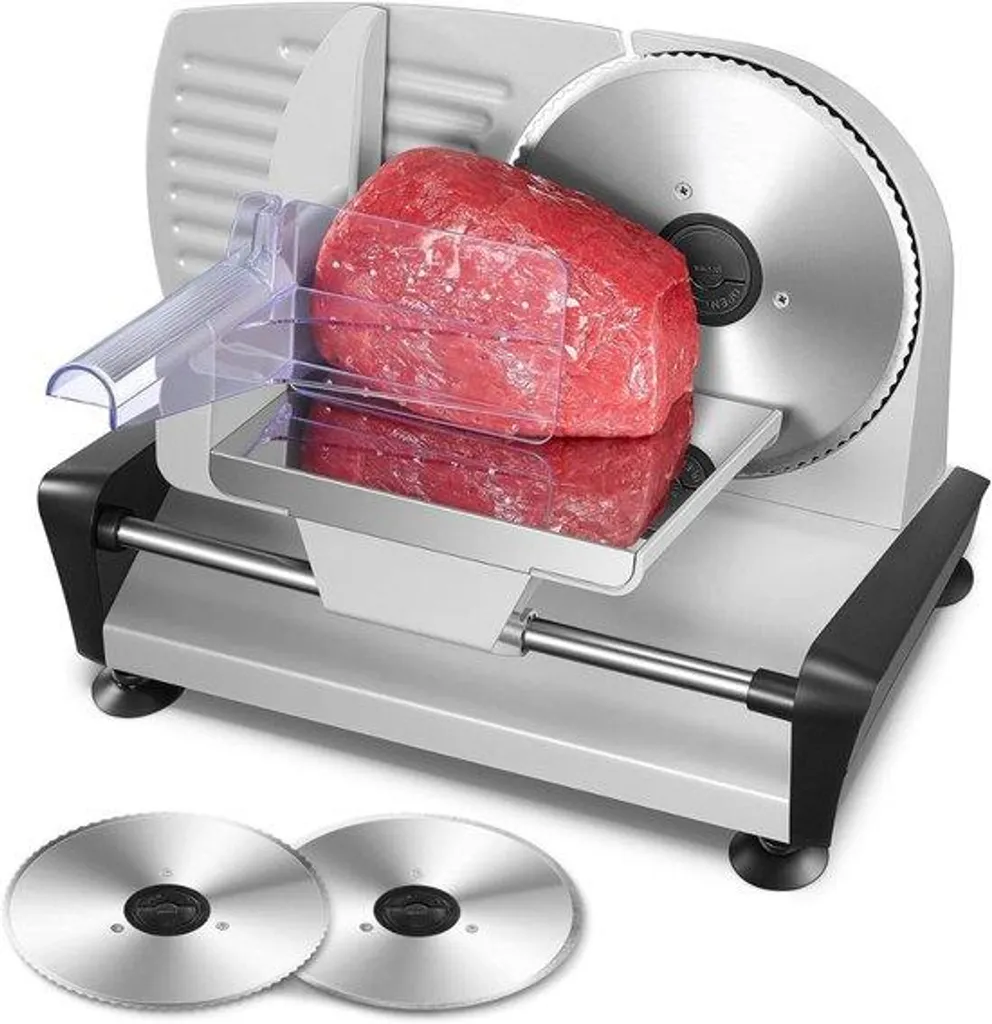 Trancheuse universelle pour charcuterie et fromage - Finition Silver