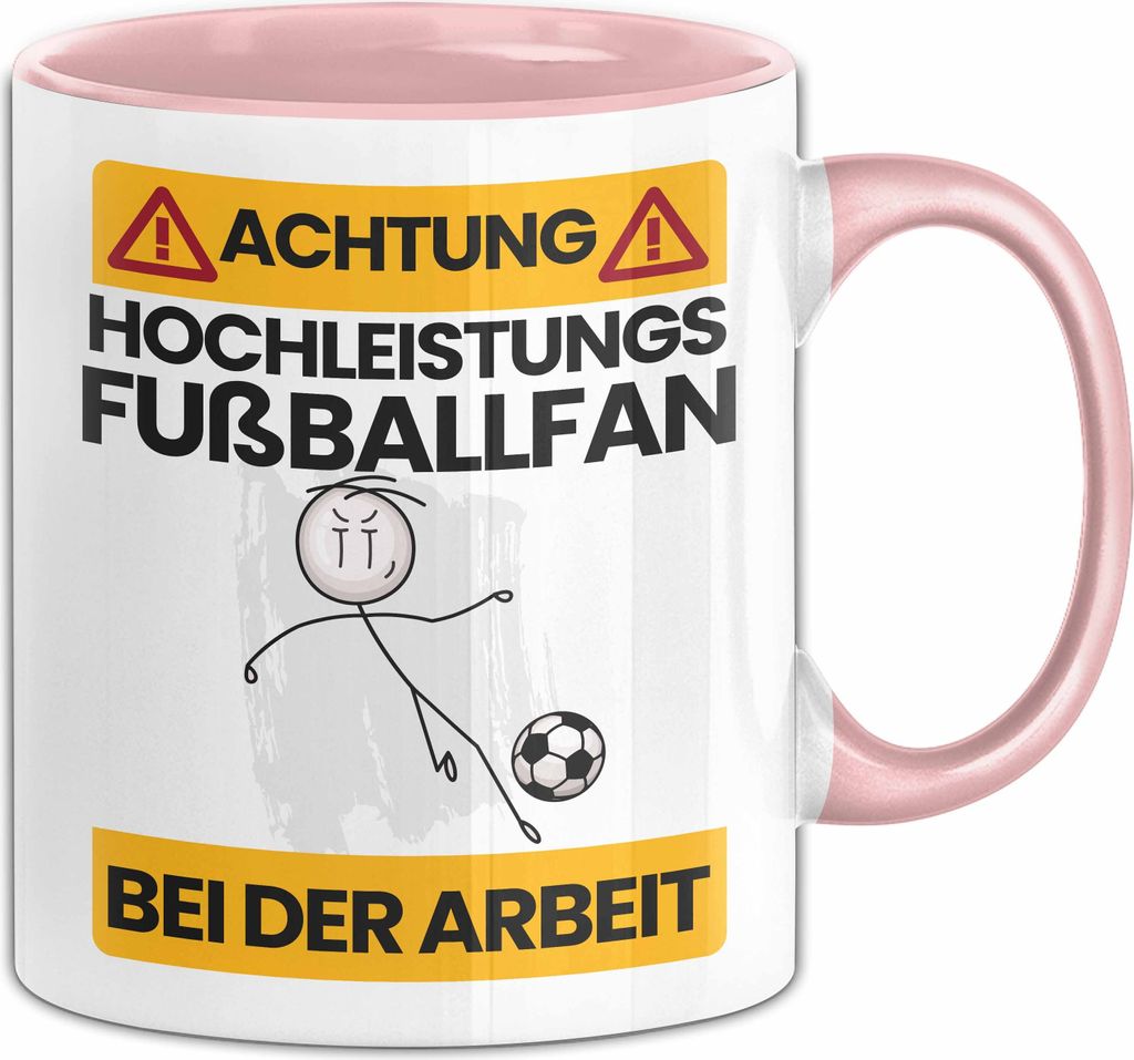 Fußballfan Tasse Geschenk Lustiger Spruch Geschenkidee für Produktbild 