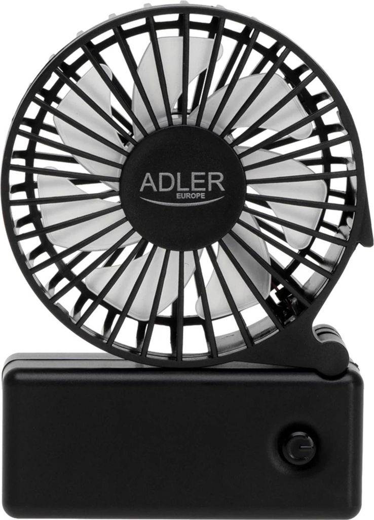Adler Foldable mini fan | AD 7336 | Desk fan | Black | Obrázok produktu 