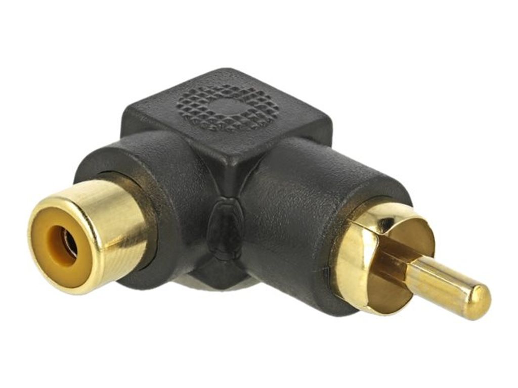 DELOCK Cinch Adapter Stecker zu Buchse gewinkelt Immagine del prodotto 