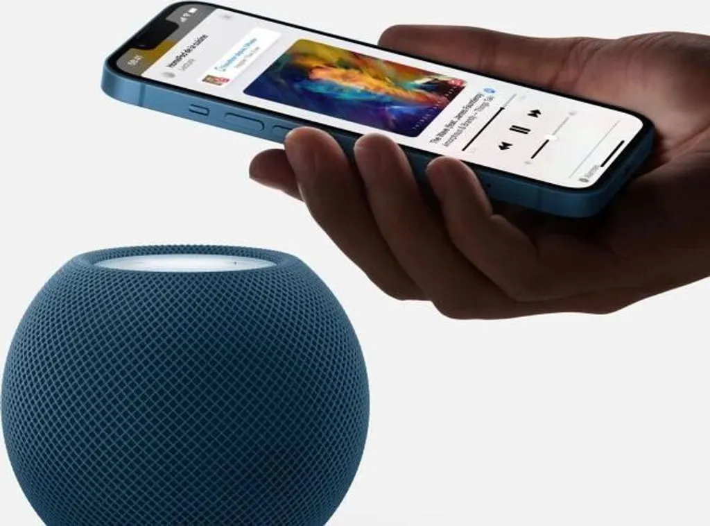 Enceinte Connectée Apple HomePod mini avec Assistant Vocal Siri Blanc - 6