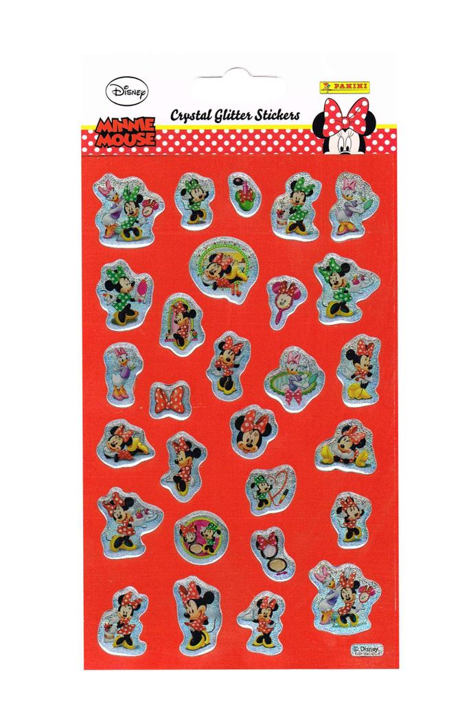 Sticker Minnie Mouse -17b- Crystal Glitter Produktbild 