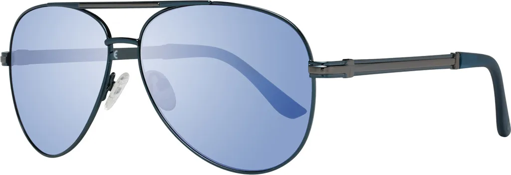 Guess GF0173 90X 61 Occhiali Sole Uomo Metallo Blu Specchiato - 2