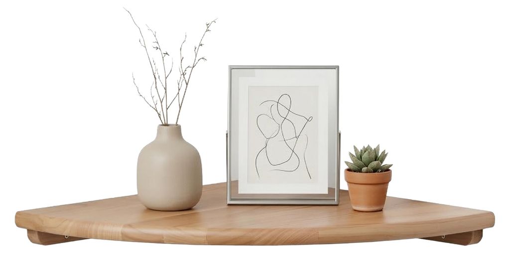 Scaffale angolare Relaxdays, A x L x P: 3 x 30 x 30 cm, Immagine del prodotto 