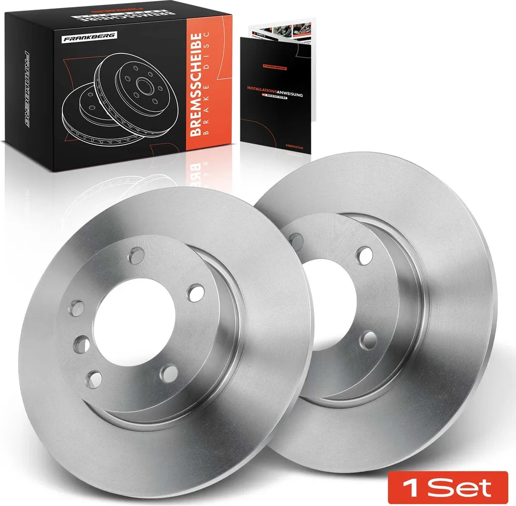 Paire de Disques de Frein Avant Ventilés pour BMW E36 Compact et Roadster