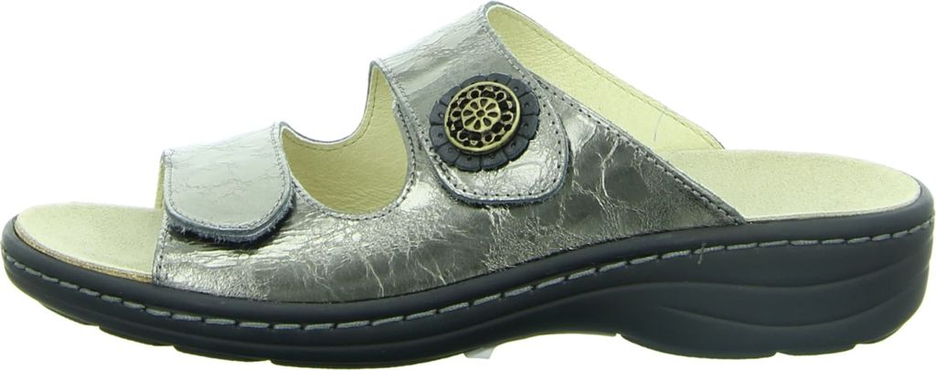 Longo Komfort Pantoletten Damen 323031383335 Silber 39 EU Produktbild 