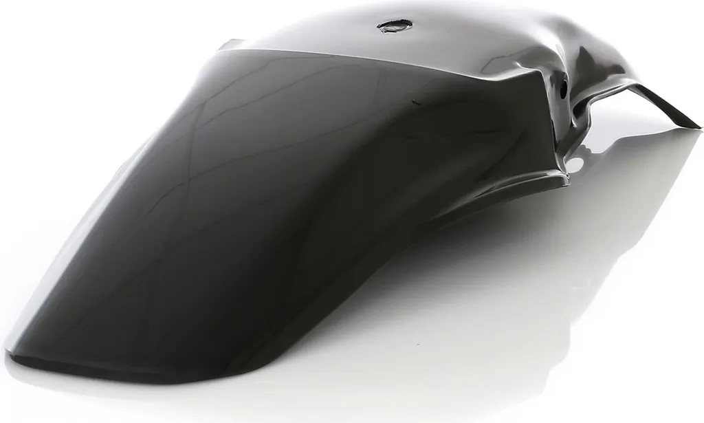 Aile arrière noire HONDA CR R ACERBIS - Résistance aux chocs extrême