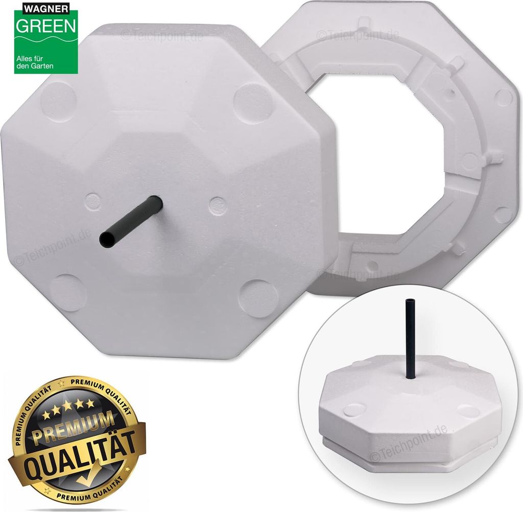 Eisfreihalter für Gartenteiche - 40 cm mit Belüfterrohr Produktbild 